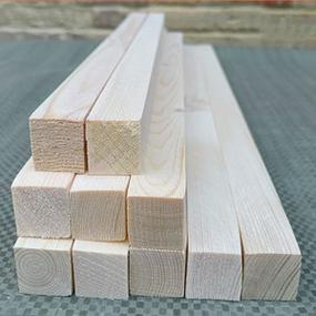 2*2松木方子扁条长条小方diy手工模型正方形木方原木实木抛光龙骨